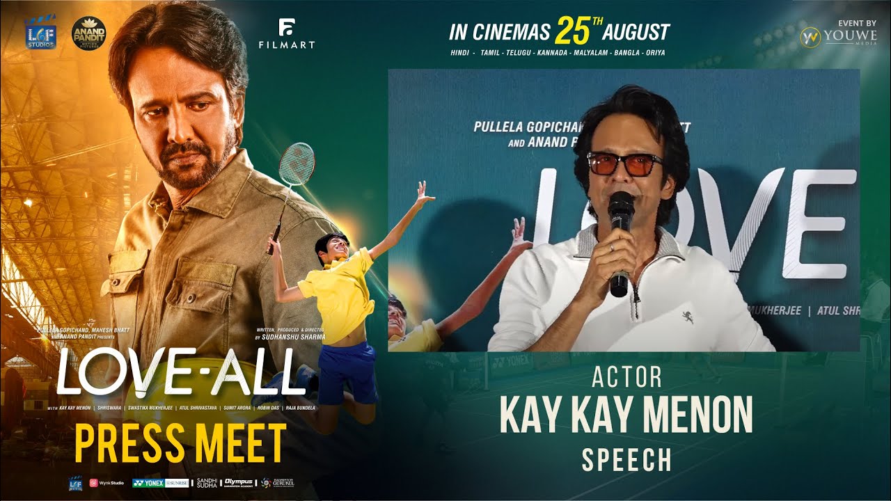 Actor Kay Kay Menon Speech at LOVE-ALL Press Meet | YouWe Media Actor Kay Kay Menon Speech at LOVE-ALL Press Meet | YouWe Media