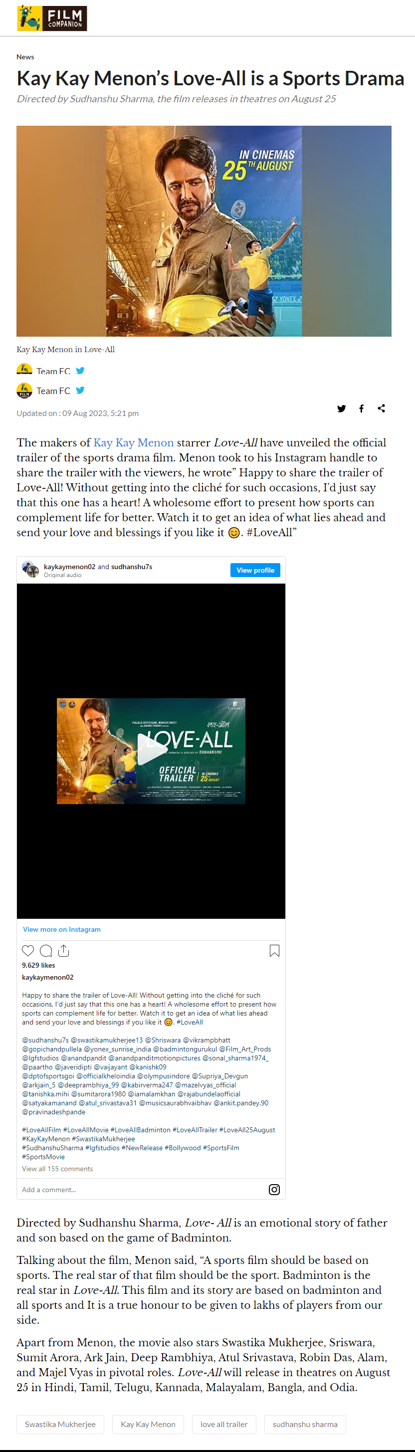 Love all Movie Poster